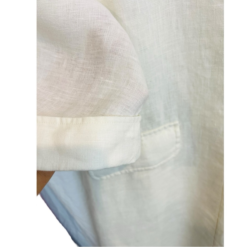 Soft Surroundings Linen V-Neck Maxi Dress - Picture 7 of 14